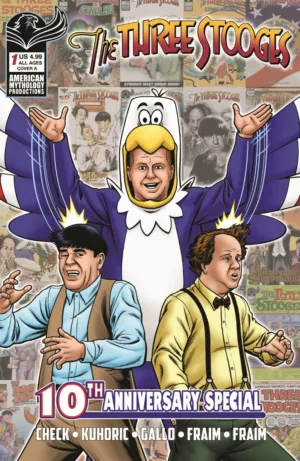 Three Stooges American Mythology 10th Anniversary #1 Cover A Fraim Brothers - Ash Avenue Comics
