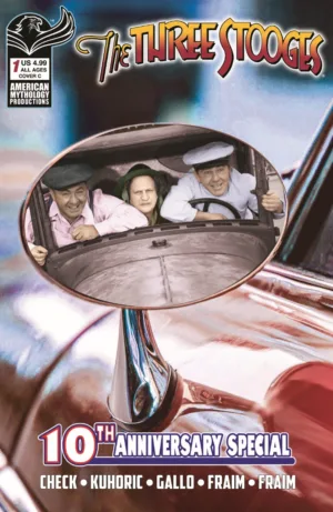 Three Stooges American Mythology 10th Anniversary #1 Cover C Color Photo Variant - Ash Avenue Comics
