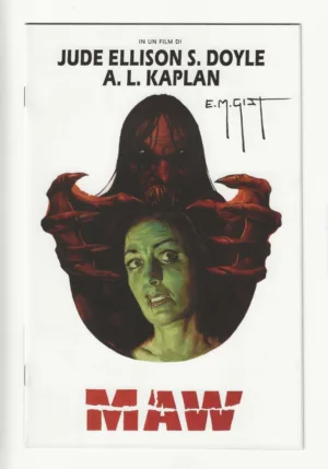Maw #2 (Of 5) Cover B E.M. Gist Homage Variant [Oct 2021] | Signed by E.M. Gist - Ash Avenue Comics