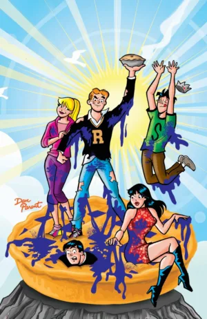 Jughead: Piemageddon (One Shot) Cover G Dan Parent Foil Full Art Variant - Ash Avenue Comics