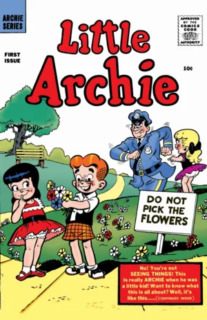 Little Archie #1 Facsimile Cover D Bob Bollng Foil Variant - Ash Avenue Comics