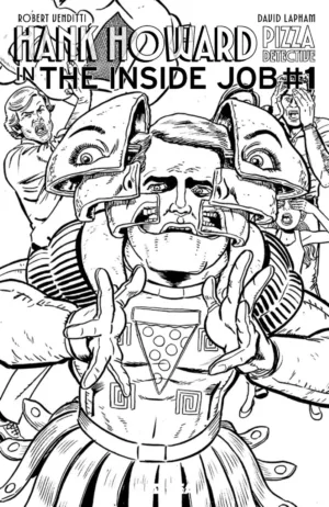 Hank Howard, Pizza Detective The Inside Job #1 (One Shot) Cover C David Lapham Verhoeven Homage Variant - Ash Avenue Comics