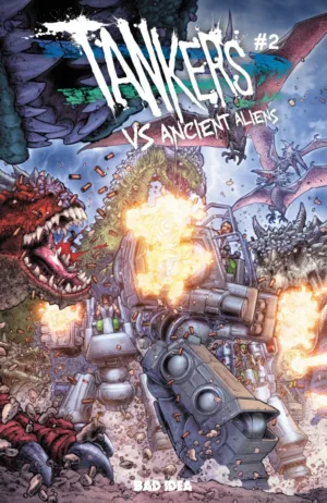 Tankers Vs Ancient Aliens #2 (Of 4) Cover C Juan Jose Ryp Variant - Ash Avenue Comics