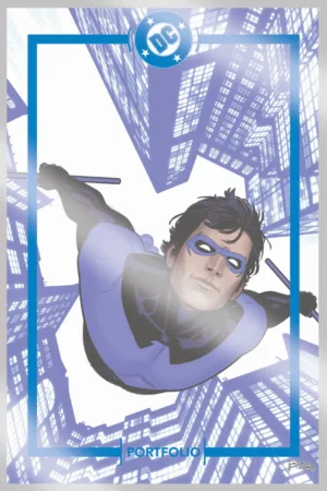 DC Portfolio of Bruno Redondo Nightwing 9 Print Set - Ash Avenue Comics