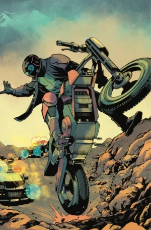 Team America Racing Full Throttle Edition #1 (One Shot) Cover D Javier Saltares Virgin Variant - Ash Avenue Comics