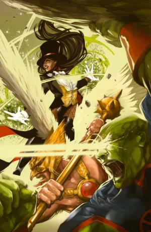 Justice League Unlimited #21 Cover E Don Aguillo Variant - Ash Avenue Comics