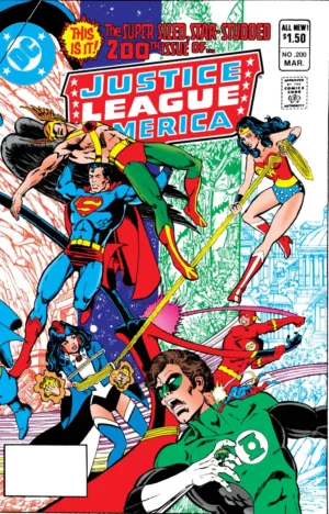 Justice League of America #200 Facsimile Edition Cover A George Perez - Ash Avenue Comics
