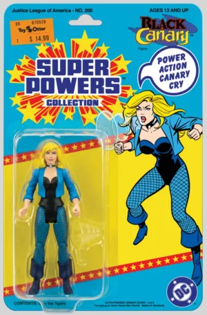 Justice League of America #200 Facsimile Edition Cover B Jason Geyer & Alex Saviuk Black Canary Super Powers Action Figure Variant - Ash Avenue Comics