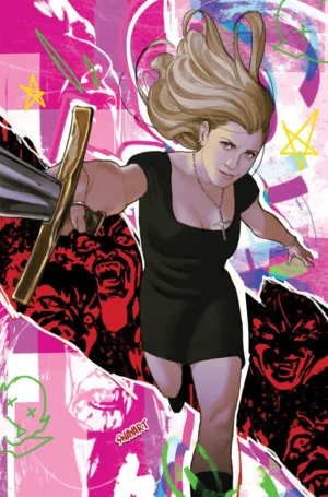 Buffy the Vampire Slayer #1 Cover J Joshua Sway Swaby Metal Premium Variant - Ash Avenue Comics
