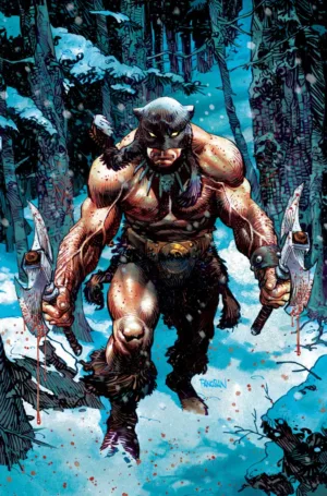 Fire and Ice: Darkwolf #1 Cover H Dan Panosian Metal Premium Variant - Ash Avenue Comics