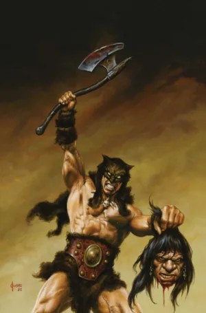 Fire and Ice: Darkwolf #1 Cover I Joe Jusko Ltd Virgin Variant - Ash Avenue Comics