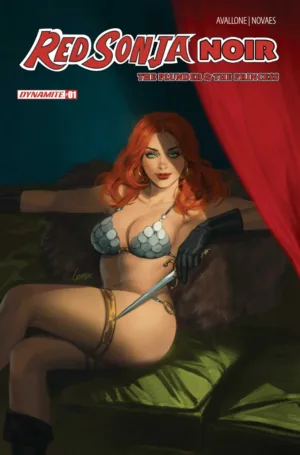 Red Sonja Noir: The Plunder and the Princess #1 (One Shot) Cover A Lesley Leirix Li Variant - Ash Avenue Comics