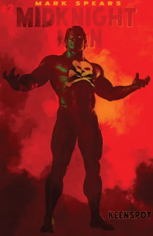 Mark Spears' Midknight Man #2 Cover A Mark Spears Crimson Night - Ash Avenue Comics