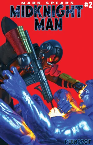 Mark Spears' Midknight Man #2 Cover B Mark Spears Stay Down Variant - Ash Avenue Comics