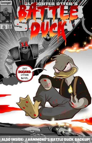 Otter Squad #4 Cover B J Hammond Get Ducked Variant - Ash Avenue Comics