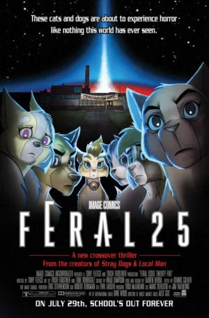 Feral #25 Cover B Tone Rodriguez & Allen Passalaqua Faculty Homage Variant - Ash Avenue Comics