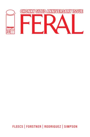 Feral #25 Cover E Blank Sketch Variant (Allocations May Occur) - Ash Avenue Comics