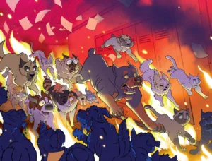 Feral #25 Cover F Trish Forstner & Tone Rodriguez Foil Wraparound Variant - Ash Avenue Comics