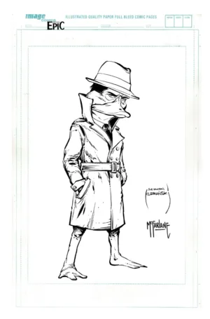 Something Epic #13 Cover B Szymon Kudranski & Todd Mcfarlane Raw Art Variant - Ash Avenue Comics