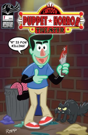 Cartoon Puppet Horror Theater #1 Cover E Adrian Ropp Zoop Variant - Ash Avenue Comics