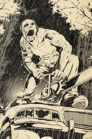 Dead By Daylight: The Hillbilly #4 (Of 4) Cover B FloPS Virgin Inks Cardstock (MR) - Ash Avenue Comics