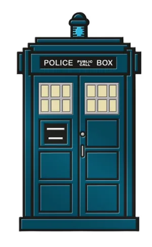 Doctor Who 15th Dr Tardis Enamel Pin Badge - Ash Avenue Comics