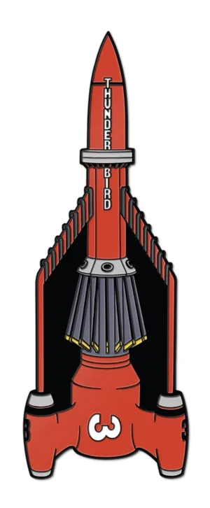 Thunderbirds Thunderbird 3 Enamel Pin Badge - Ash Avenue Comics