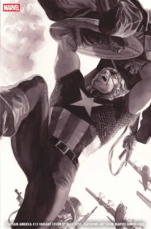 Captain America #13 Alex Ross Marvel Dimensions Variant [Arm] - Ash Avenue Comics