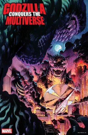 Godzilla Conquers The Multiverse #1 Nic Klein Heisei Godzilla Variant - Ash Avenue Comics