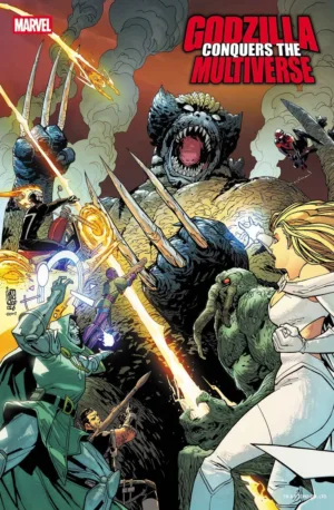 Godzilla Conquers The Multiverse #1 Giuseppe Camuncoli Variant - Ash Avenue Comics