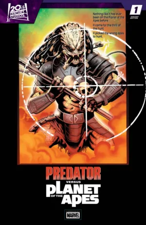 Predator Vs. The Planet of The Apes #1 Chris Campana Movie Poster Homage Variant - Ash Avenue Comics