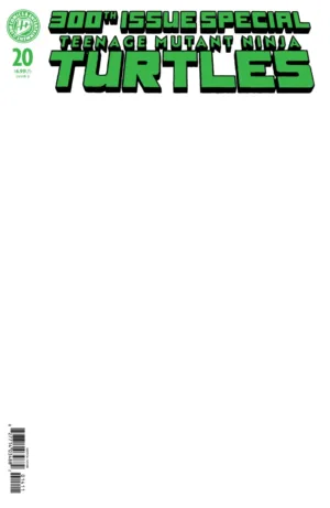 Teenage Mutant Ninja Turtles #20: 300th Issue Special: G Foil Stamped (Sketch Variant) - Ash Avenue Comics