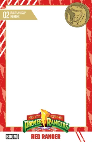 Mighty Morphin Power Rangers (2026) #2 D Trading Card Blank Sketch Variant - Ash Avenue Comics
