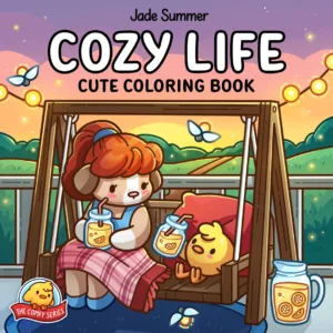 Cozy Life: Cute Coloring Book - Ash Avenue Comics