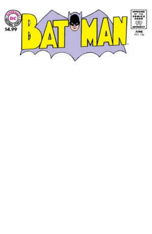 Batman #156 Facsimile Edition Cover B Blank Variant - Ash Avenue Comics