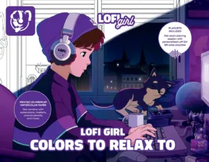 Lofi Girl Colors To Relax To (TPB) - Ash Avenue Comics