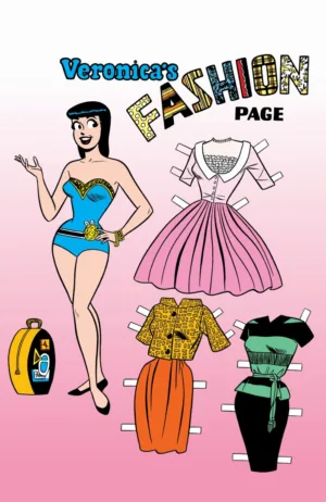 Archie Comics 85th Anniversary Presents Betty & Veronica Fashion Pages (One-Shot) Cover C Dan Decarlo Veronica Pin-Up Variant - Ash Avenue Comics