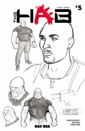 Hab #5 (Of 5) Cover F Inc 1:20 Lewis Larosa David Lapham Character Design Variant - Ash Avenue Comics