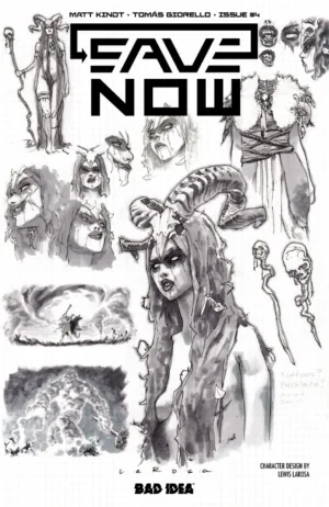 Save Now #4 (Of 4) Cover C Inc 1:20 Lewis Larosa Design Variant - Ash Avenue Comics