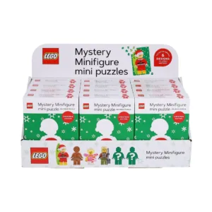 Lego Mystery Minifigure Mini Puzzle (Christmas Edition Green) 12 Box Display - Ash Avenue Comics