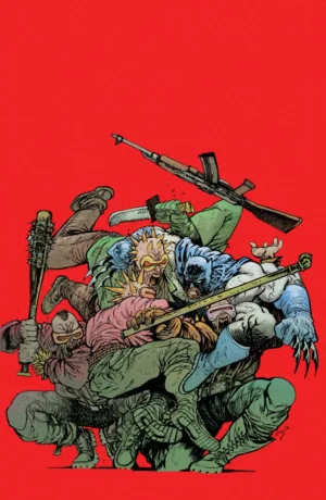 Harley Quinn #65 Cover E Daniel Warren Johnson Dark Knight Returns 40th Anniversary Variant - Ash Avenue Comics