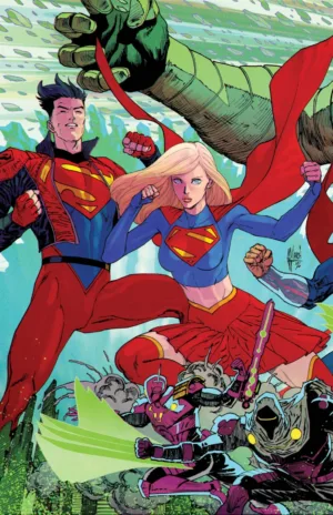 Supergirl #16 Cover A Guillem March Connecting (Kingdom of Zod) - Ash Avenue Comics