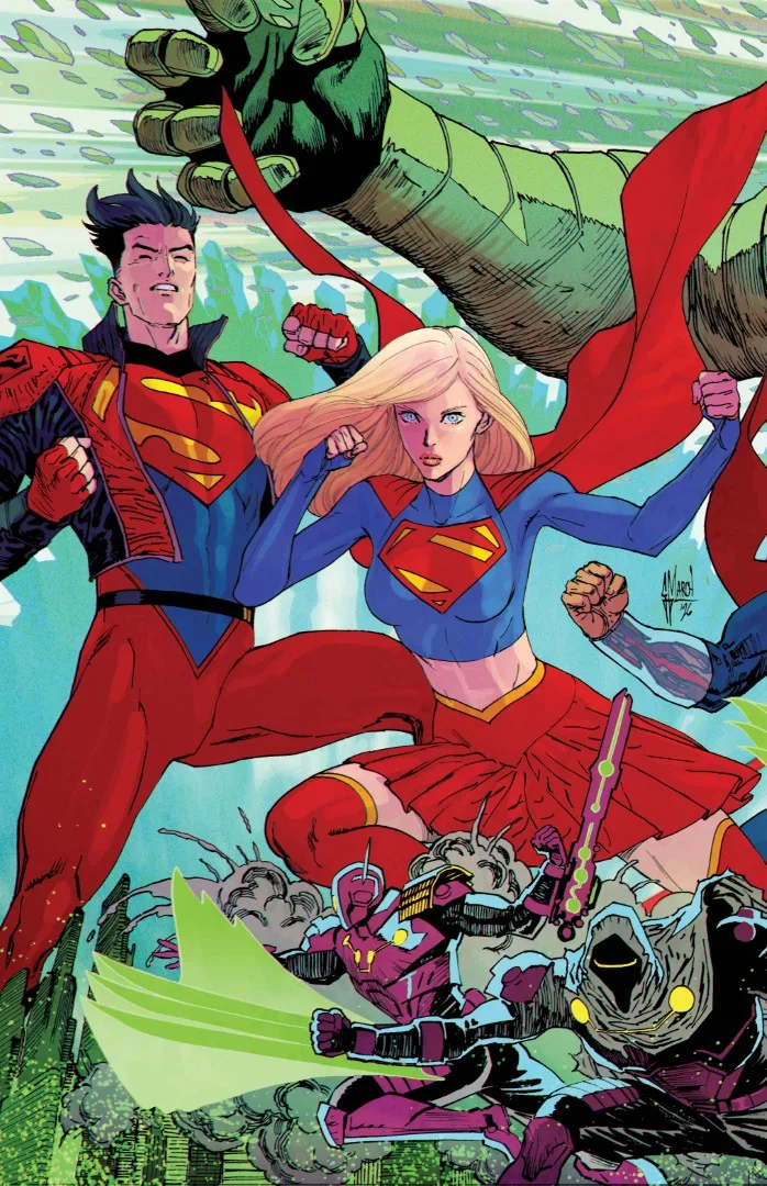 Supergirl #16 Cover A Guillem March Connecting (Kingdom of Zod) - Ash Avenue Comics