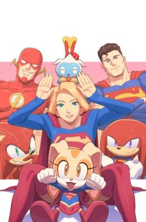 DC x Sonic the Hedgehog: Metal Legion #4 (Of 5) Cover B Min Ho Kim Variant - Ash Avenue Comics