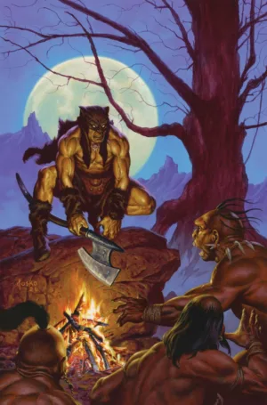 Fire and Ice: Darkwolf #2 Cover G Joe Jusko Ltd Virgin Variant - Ash Avenue Comics