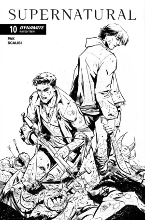 Supernatural #10 Cover G Inc 1:10 David Cousens Line Art Variant - Ash Avenue Comics
