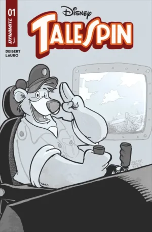 Talespin #1 Cover R Inc 1:50 Carlo Lauro Line Art Variant - Ash Avenue Comics