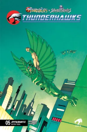 ThunderCats x Silverhawks: Thunderhawks #5 Cover B Declan Shalvey Variant - Ash Avenue Comics