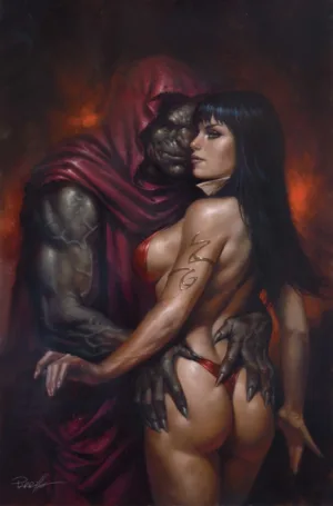 Vampirella (2026) #5 Cover F Lucio Parrillo Metal Premium Variant - Ash Avenue Comics