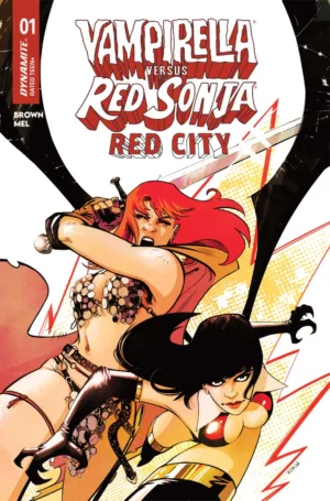 Vampirella Vs. Red Sonja: Red City #1 Cover A Sebastian Piriz - Ash Avenue Comics